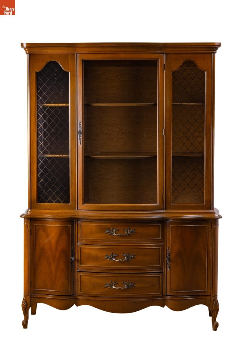 China Cabinet Used by the Jackson Family, Selma, Alabama