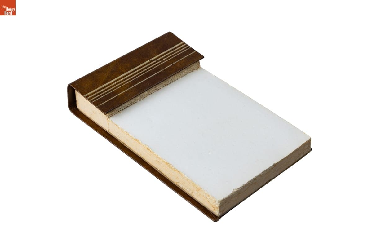 Notepad Used by the Jackson Family, Selma, Alabama
