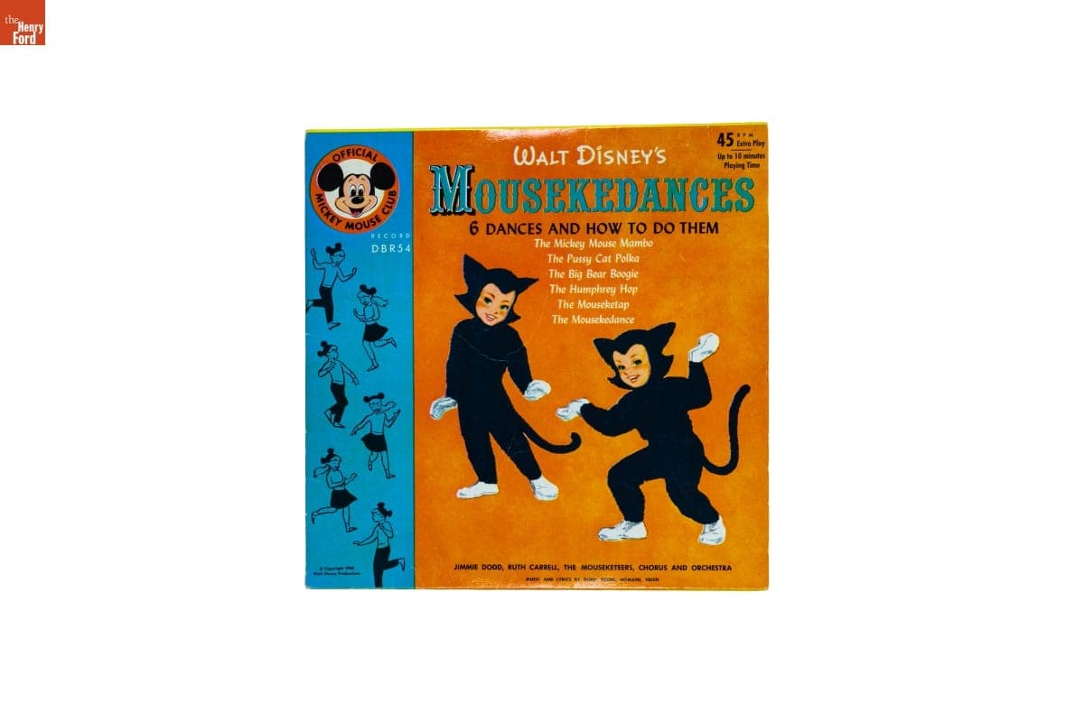 "Walt Disney's Mousekedances" Record, circa 1956