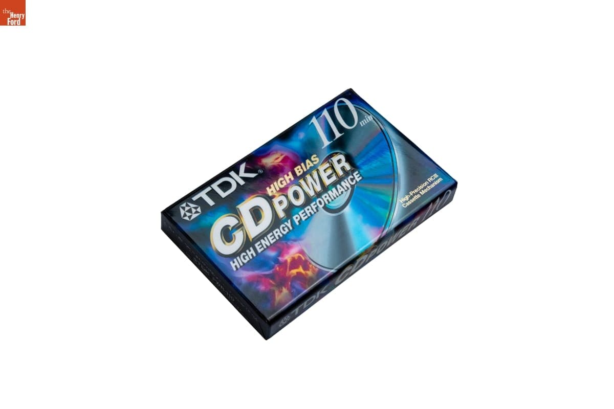 Box of TDK CD Power 110 Blank Audio Cassette Tapes