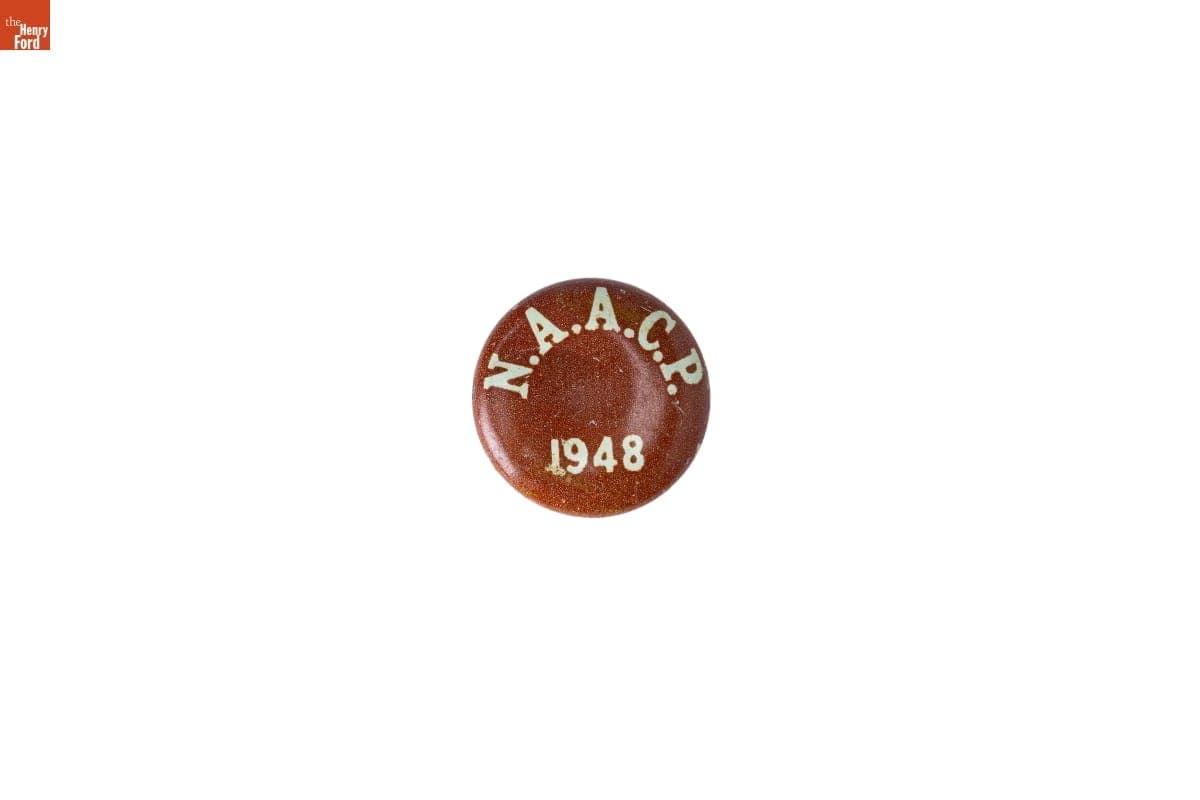 N.A.A.C.P. Button, 1948