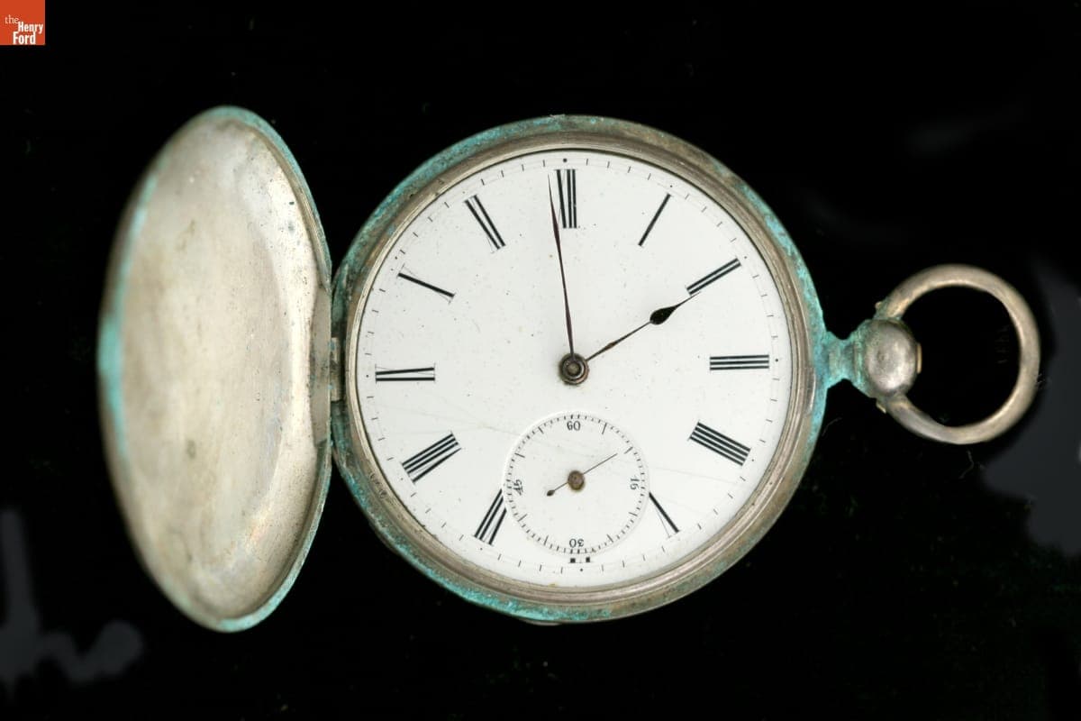 Pocket Watch, 1840-1860,  Carried by Civil War Sergeant James C. Broadwell