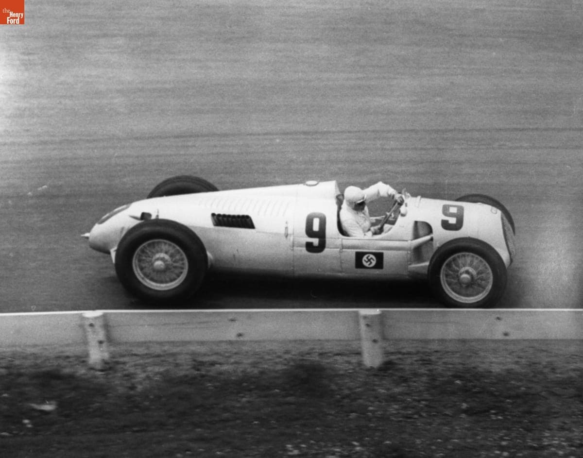 Ernst von Delius in Auto Union Race Car, July 5, 1937