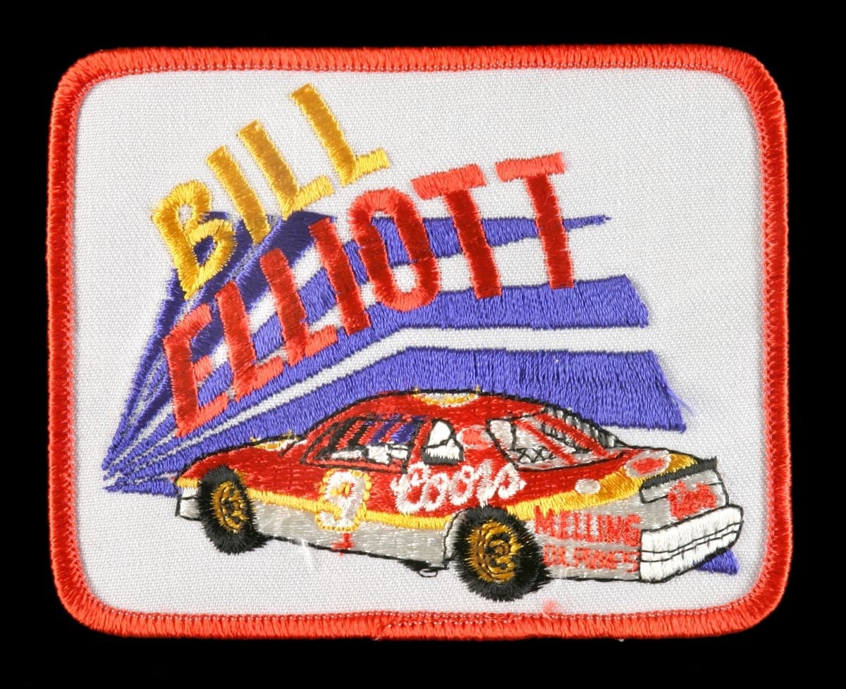 Patch Promoting Bill Elliott's Number Nine Ford Thunderbird, 1985