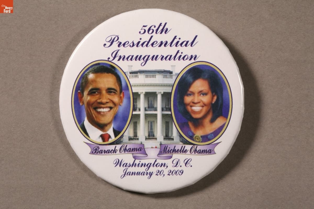56th Presidential Inauguration Button, 2009