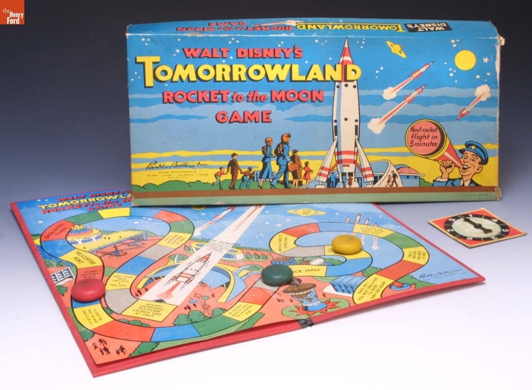 Walt Disney's Tomorrowland Rocket to the Moon Game, 1956