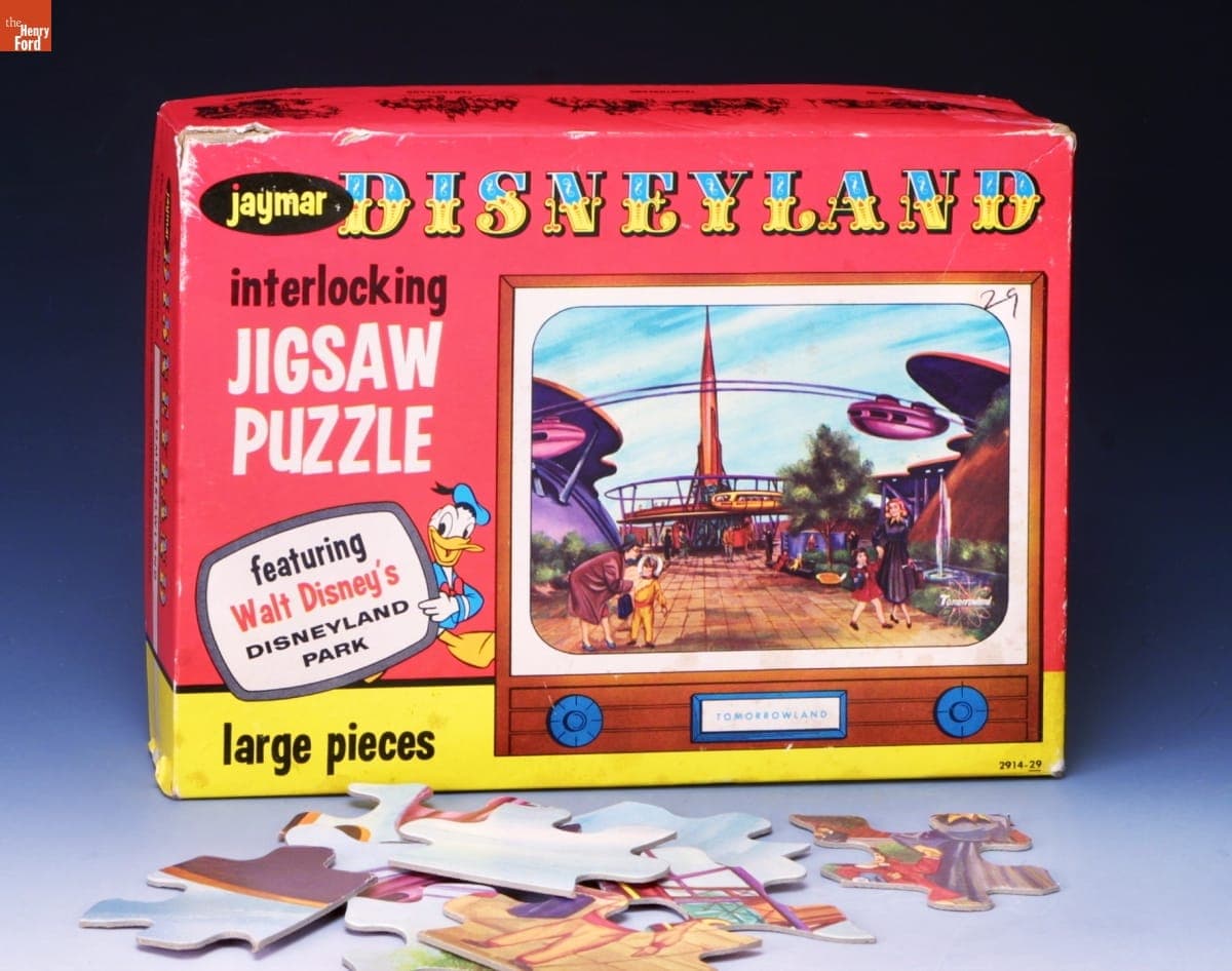 Jigsaw Puzzle, "Disneyland: Tomorrowland," 1955-1960