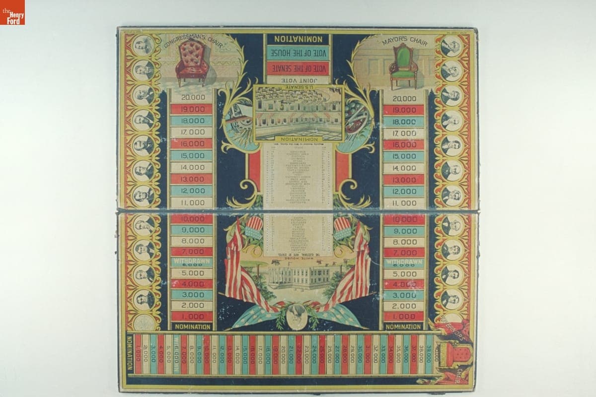 The Game of Politics: Race for the Presidency Board Game, 1887-1890