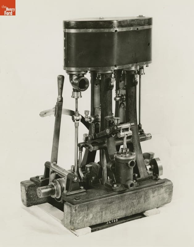 Compound Vertical Marine Steam Engine, circa 1893