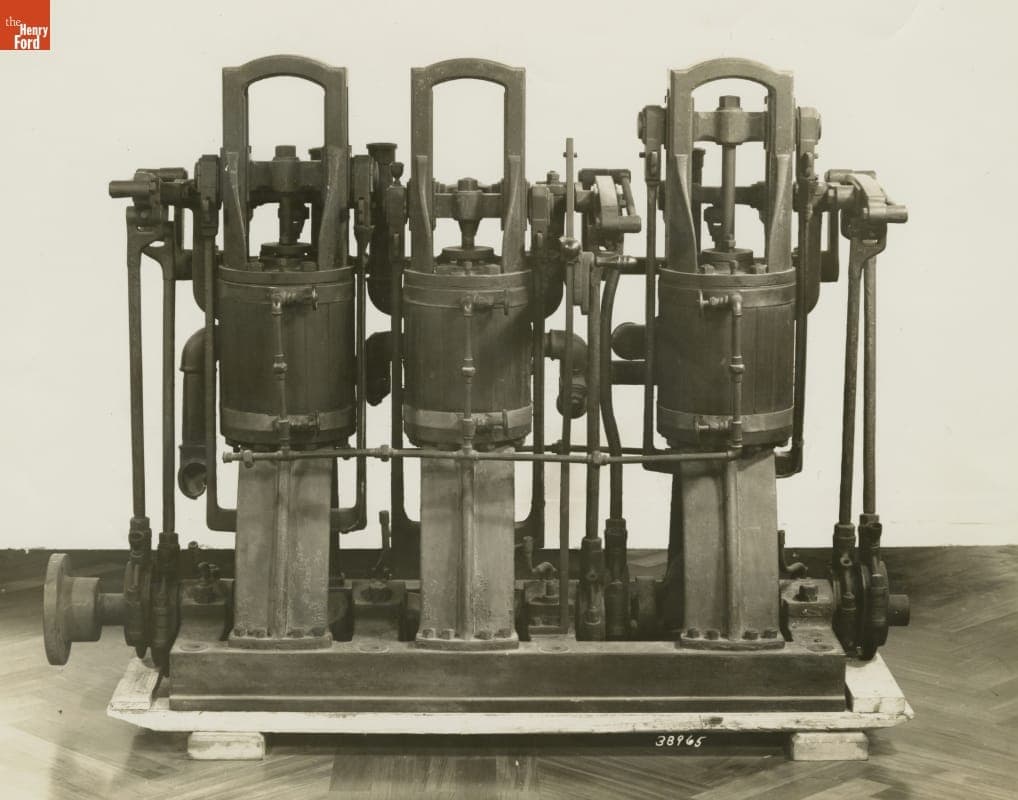 J. H. Paine & Son Co. Marine Engine used on the Steamer "Goldenrod," circa 1890