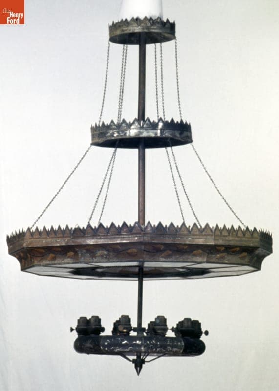 Kerosene Chandelier, 1876-1885