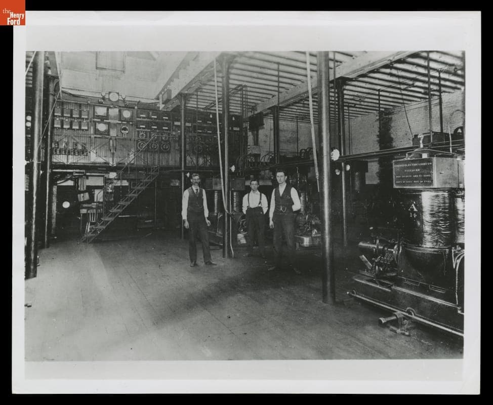Henry Ford and Employees at Edison Illuminating Company, Detroit, Michigan, 1893