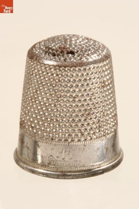 Sewing Thimble Used by Susana Allen Hunter, 1930-1969