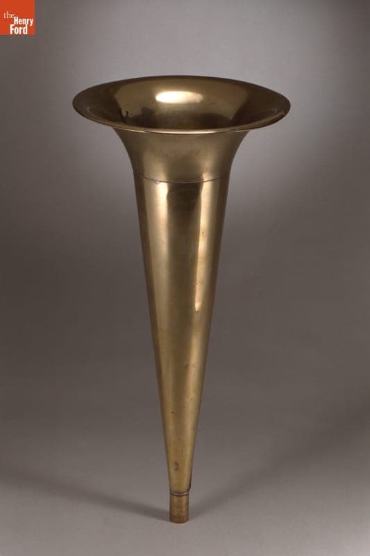 Phonograph Horn, circa 1903