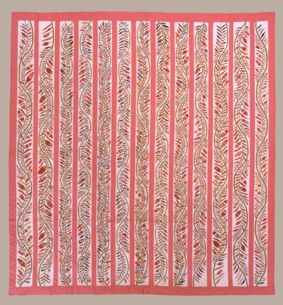 Vine Quilt by Susan McCord, 1880-1890
