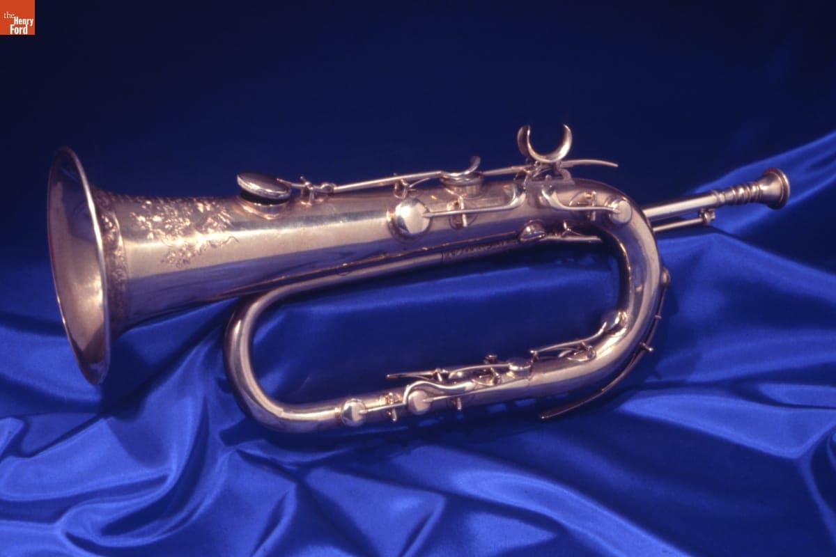 Keyed Bugle Presented to David C. Hall by the Lowell Brass Band, 1850