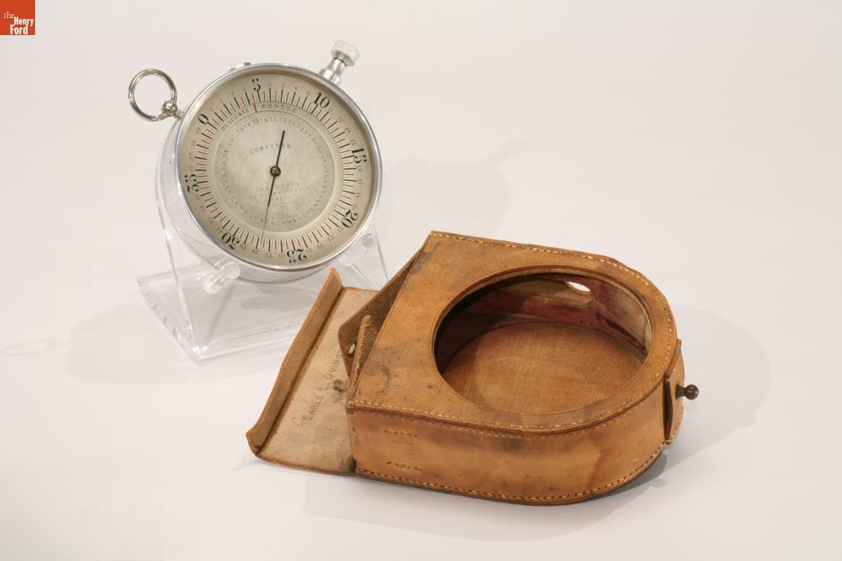 Altimeter Used by Earle Ovington, United States Postal Service's First Air Mail Pilot, 1911