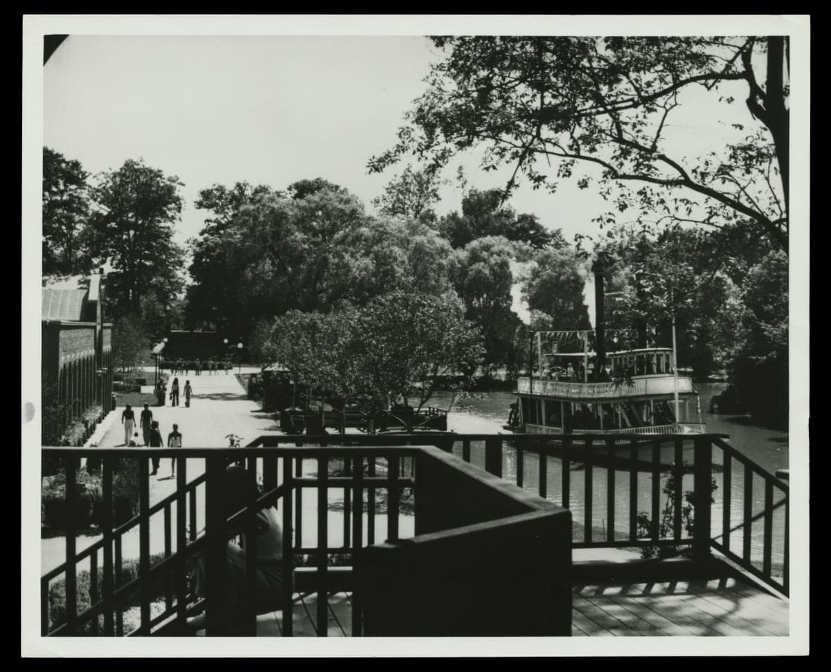 Suwanee Park and Steamboat, Greenfield Village, 1975