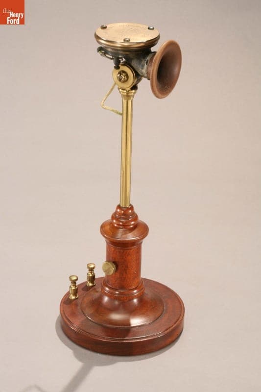 Hunnings Transmitter Desk Stand Telephone, 1887