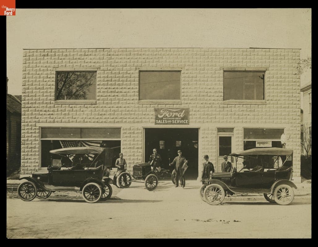 Hakes Ford Sales and Service Dealership, Fostoria, Ohio, 1923