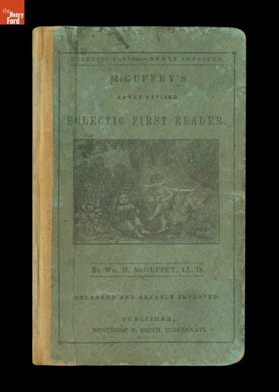 Textbook, "McGuffey's Newly Revised First Reader," circa 1844