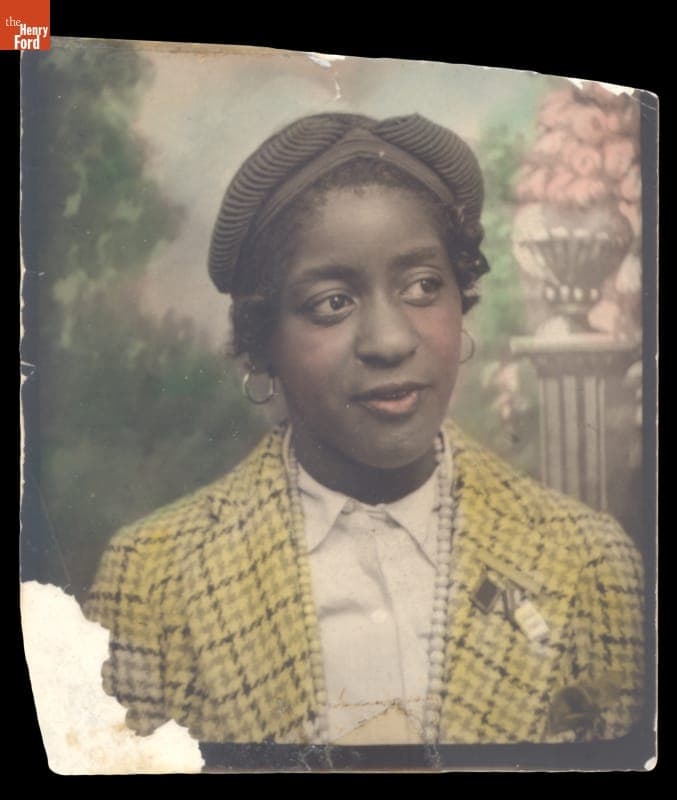 Photobooth Portrait of a Young Woman, circa 1935