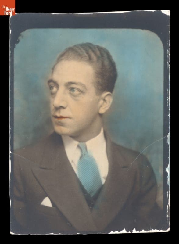 Photobooth Photograph Portrait of a Man, circa 1935