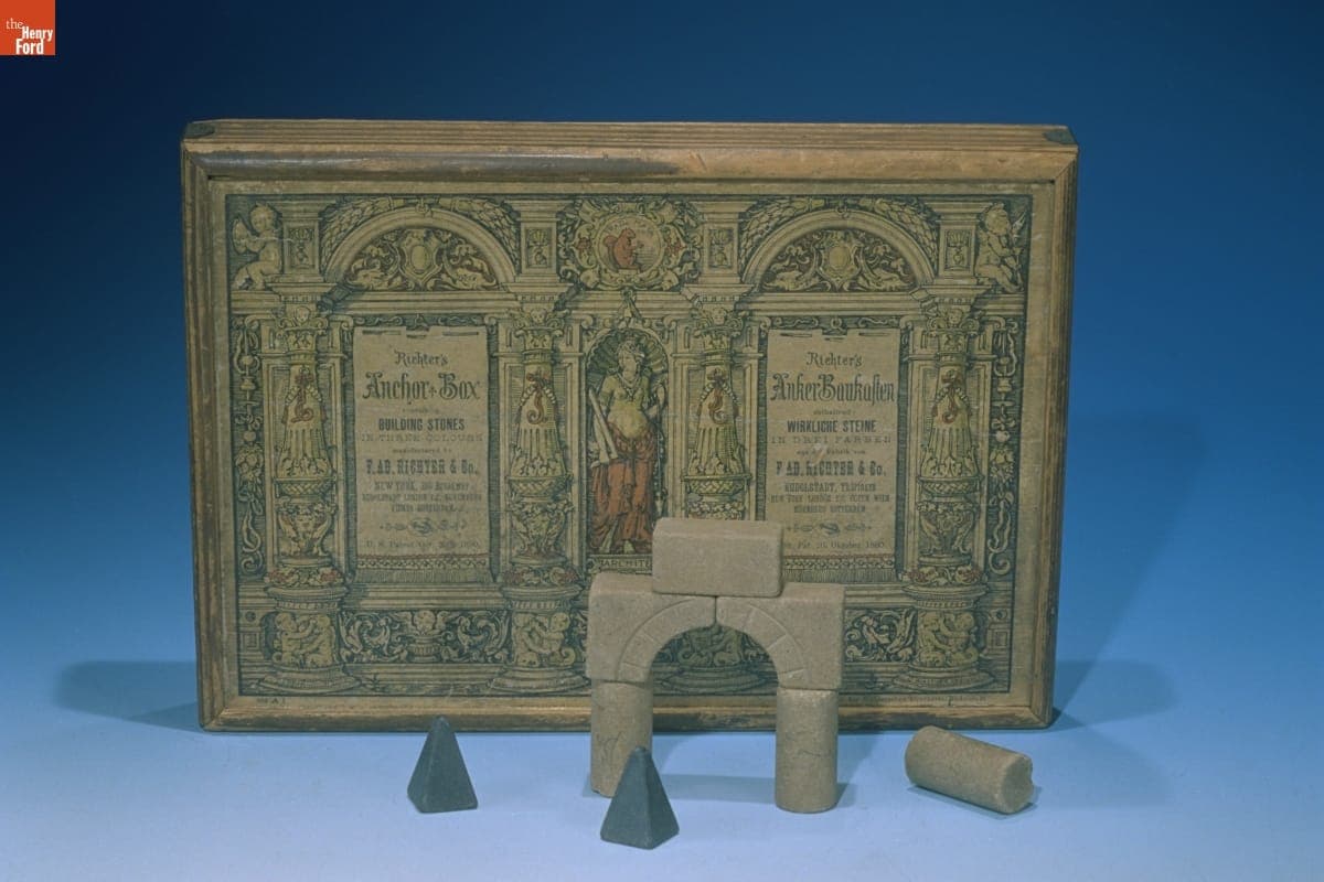 Richter's Anchor Box Building Stones, 1880-1900