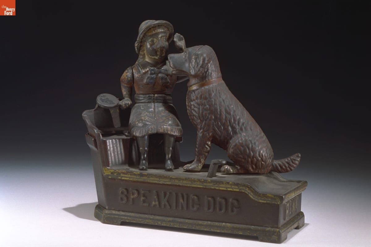 Speaking Dog Mechanical Bank, 1885-1895
