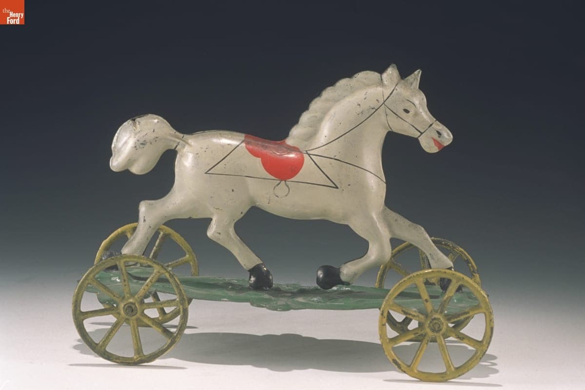 Horse Tin Toy, circa 1870