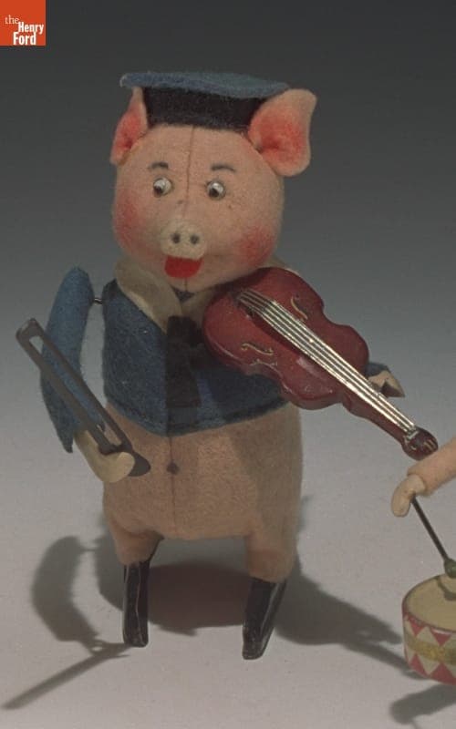 "Three Little Pigs" Mechanical Toy, 1933-1940