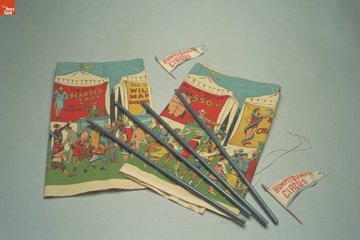 Humpty Dumpty Circus Flags and Banners, 1929-1930