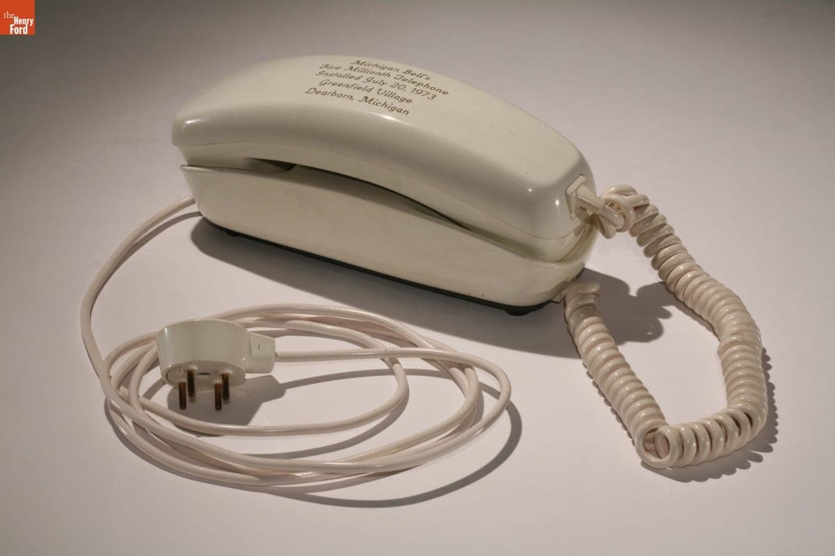 Trimline Phone, Michigan Bell's Five Millionth Telephone, 1973