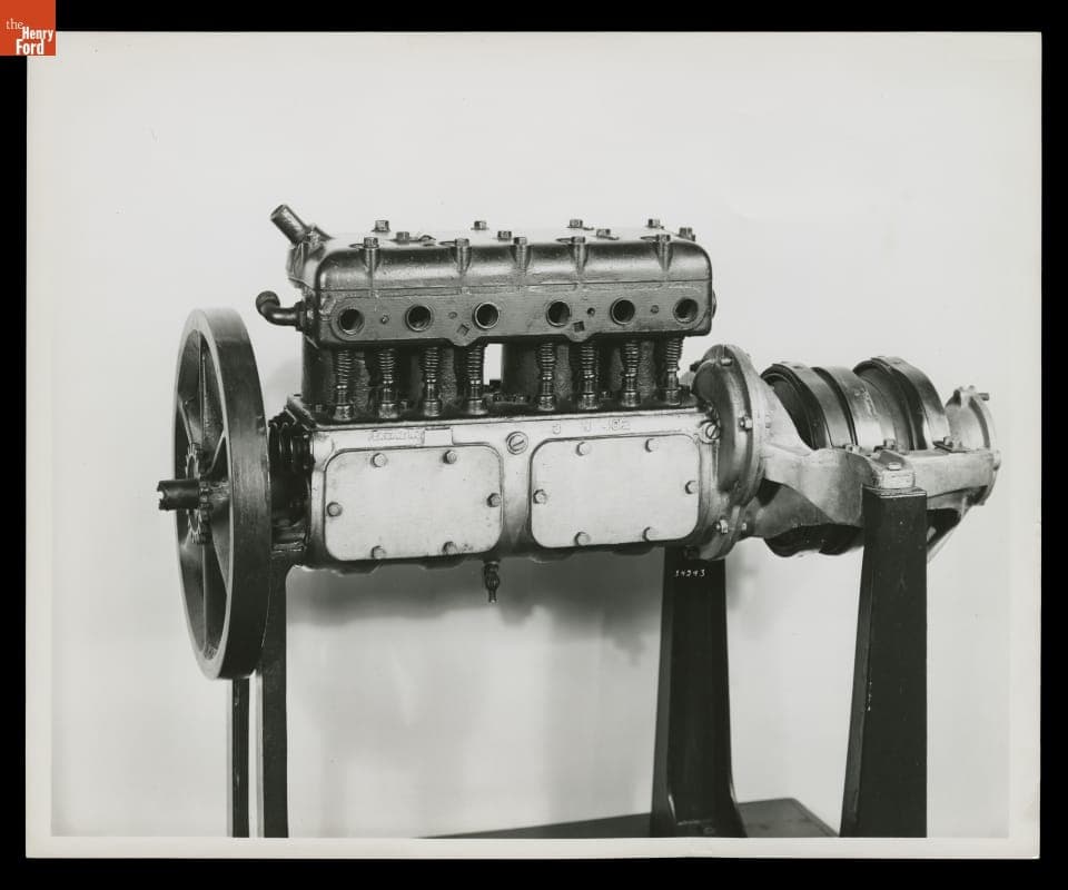 Engine for 1907-1908 Ford Model R, Photographed in 1937