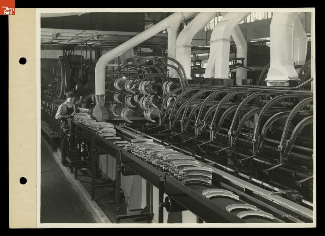 Cadmium-Plating of Brake Shoes at the Ford Rouge Plant, 1936