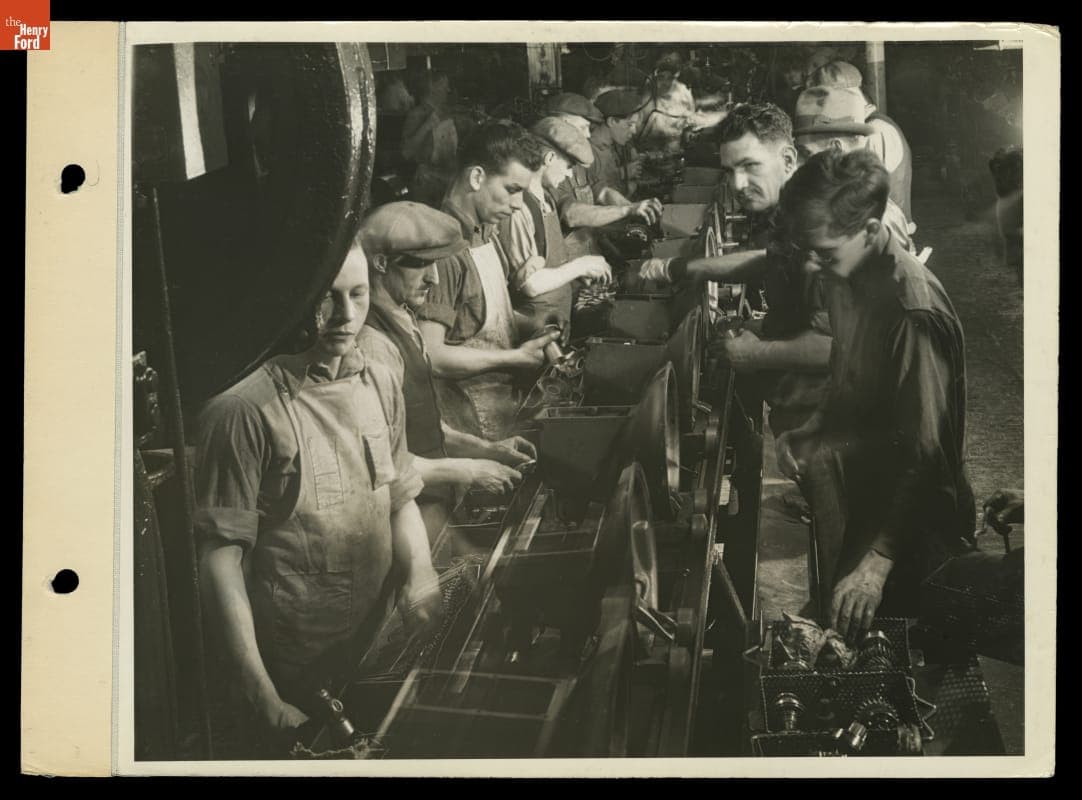 Workers Assembling Automobile Transmissions, Ford Rouge Plant, 1936