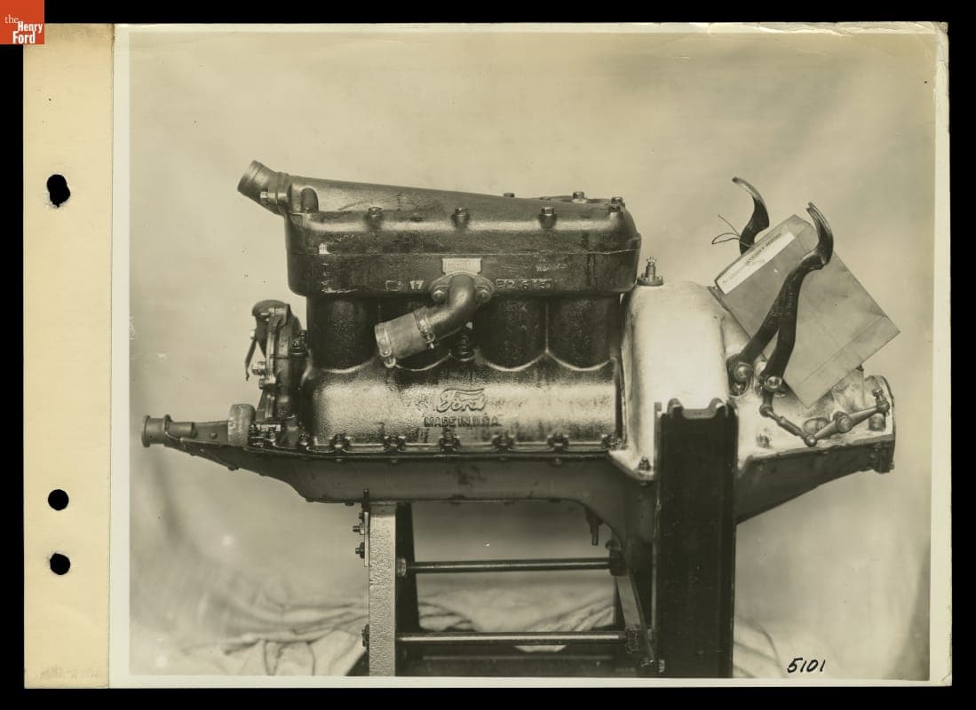 One-Millionth Four Cylinder Ford Model T Engine, 1915
