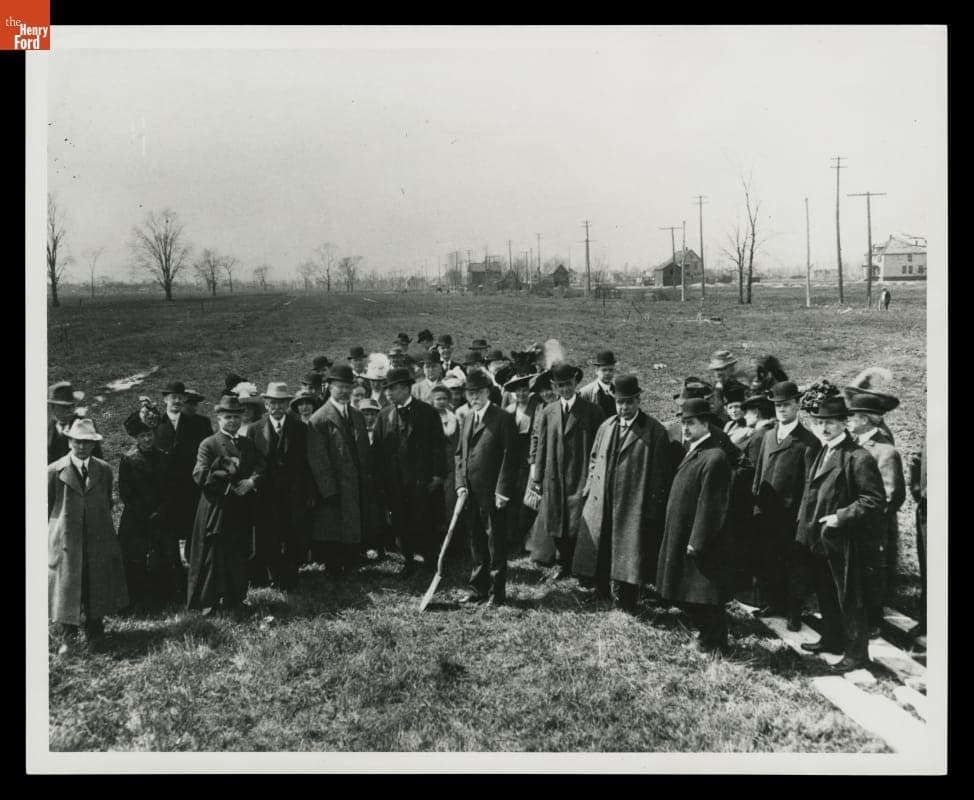 Ground Breaking Ceremony for Detroit General Hospital, 1912