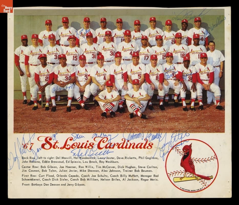1967 St. Louis Cardinals Team Photo