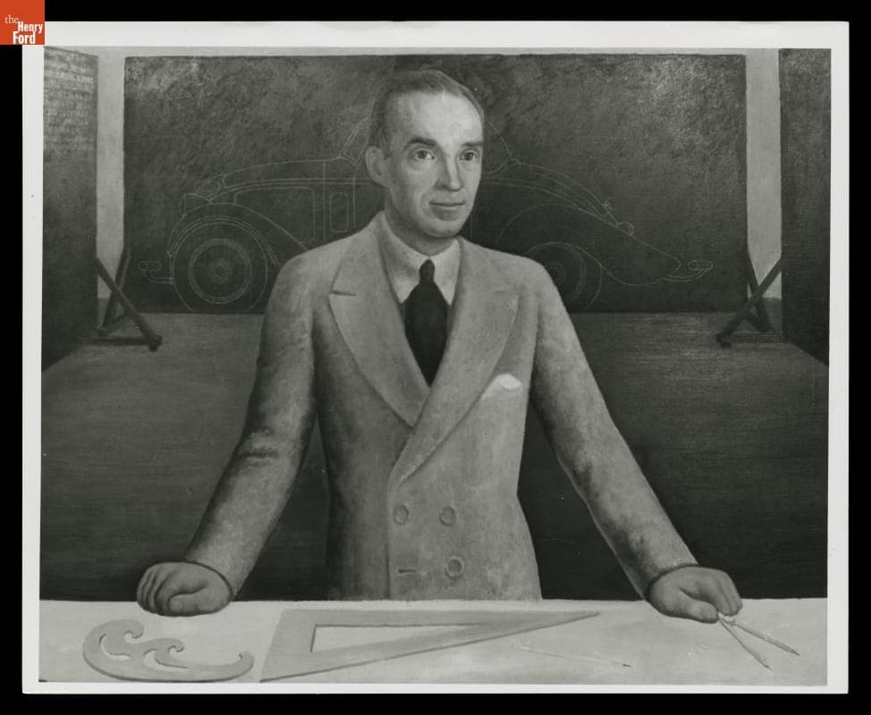 Oil Portrait of Edsel Ford by Diego Rivera, 1932