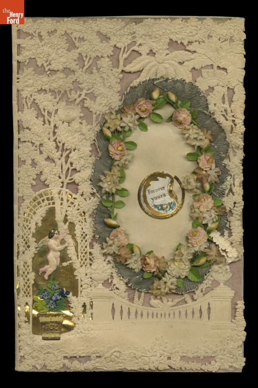 Valentine by Esther Allen Howland, "Forever Yours," circa 1855