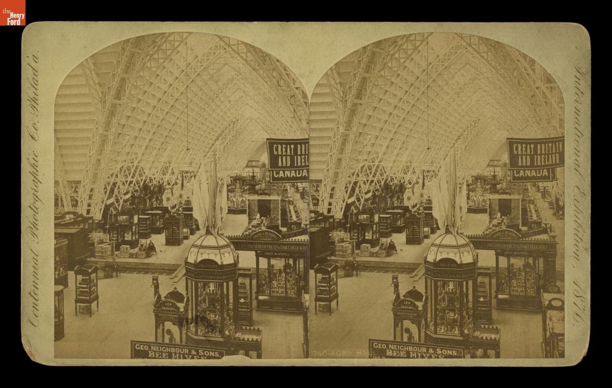 View of the 1876 Centennial Exhibition, Philadelphia, Pennsylvania