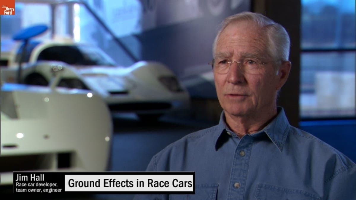 "Ground Effects in Race Cars" Clip from Interview with Jim Hall, 2009