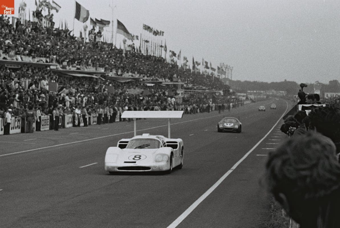 Chaparral 2F Driven by Bruce Jennings and "Columbus Bob" Johnson in the 24 Heures du Mans (24 Hours of Le Mans) Race, June 1967