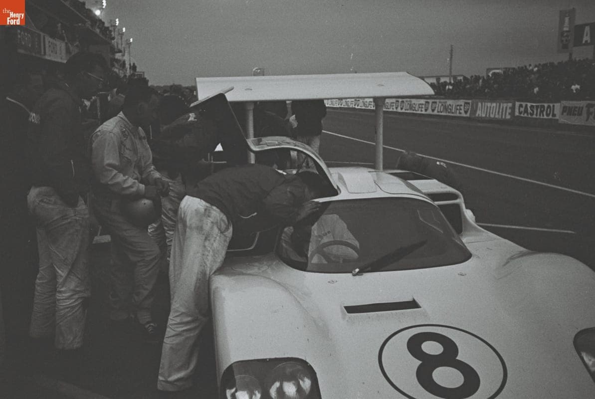 Chaparral 2F Driven by Bruce Jennings and "Columbus Bob" Johnson at the 24 Heures du Mans (24 Hours of Le Mans) Race, June 1967