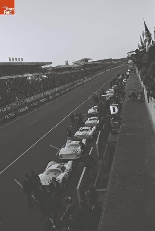 Porsche Cars at the 24 Heures du Mans (24 Hours of Le Mans) Race, June 1967