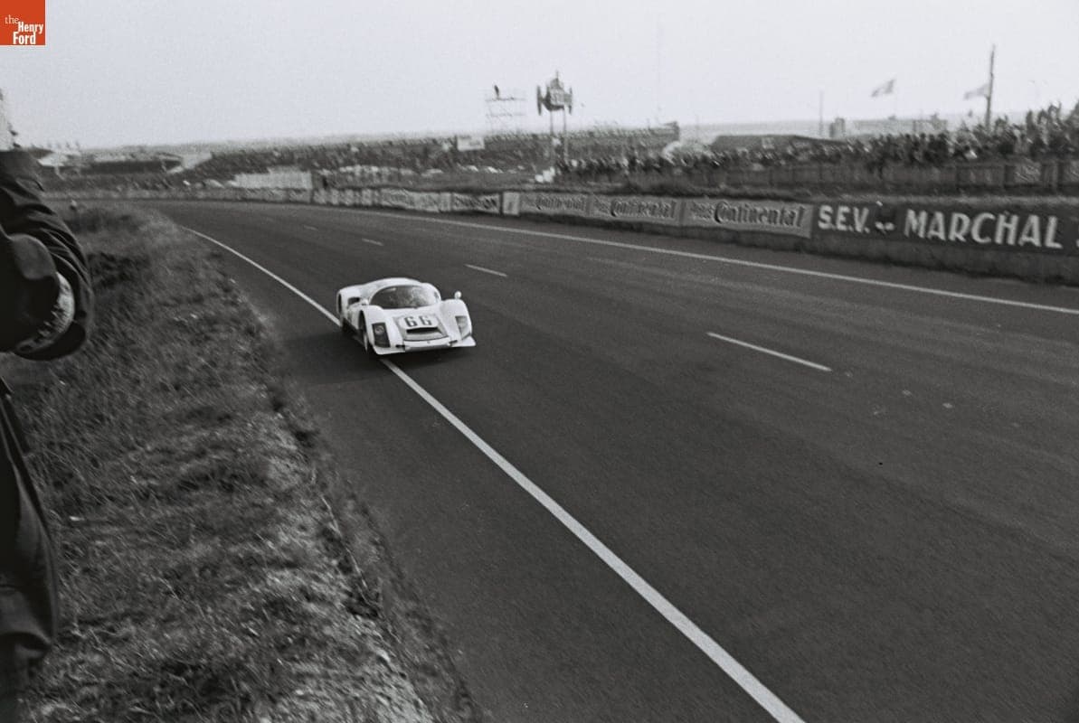 Porsche 906 Driven by Gerhard Koch and Christian Poirot in the 24 Heures du Mans (24 Hours of Le Mans) Race, June 1967