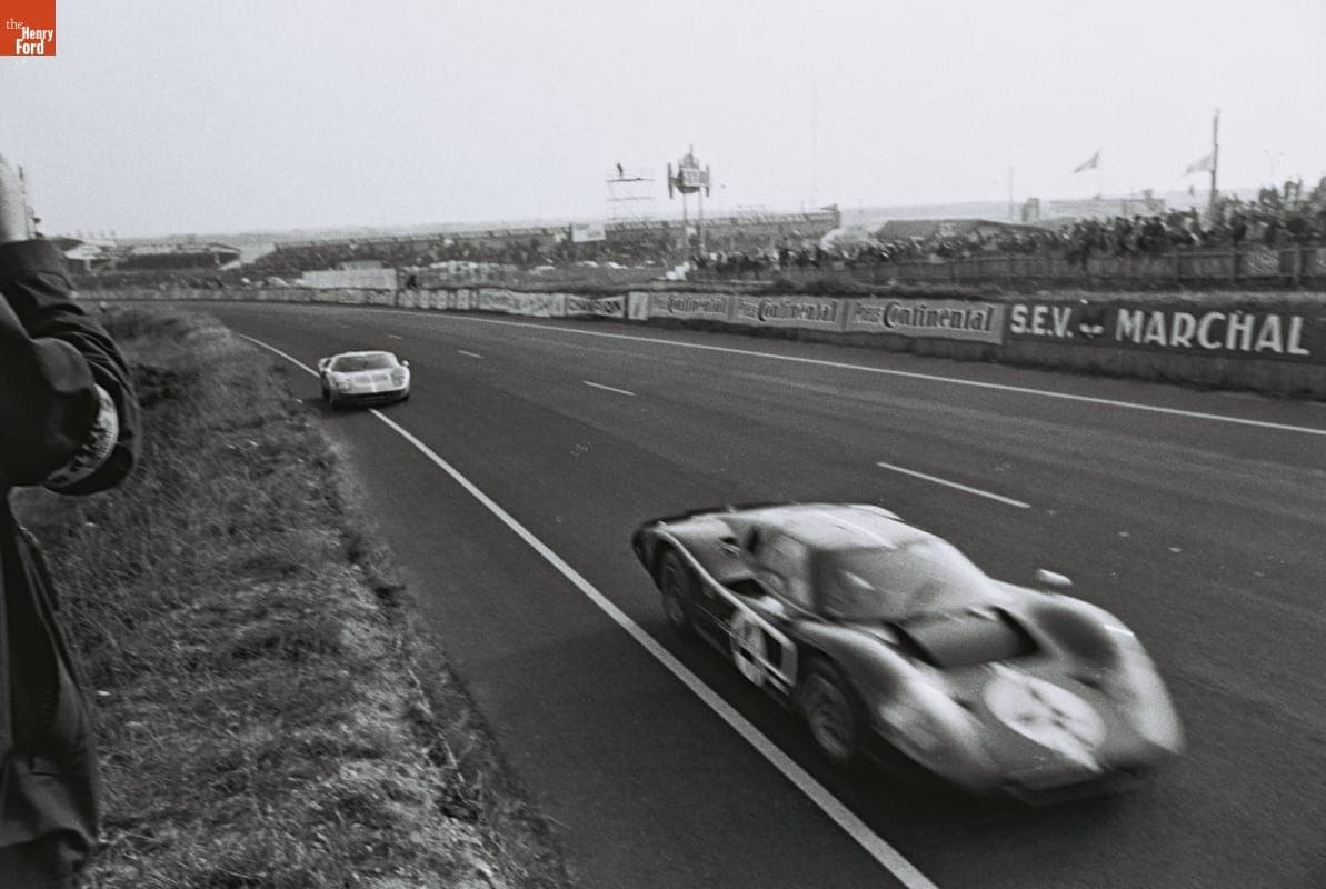 Ford Mark IV Driven by Denis Hulme and Lloyd Ruby in the 24 Heures du Mans (24 Hours of Le Mans) Race, June 1967