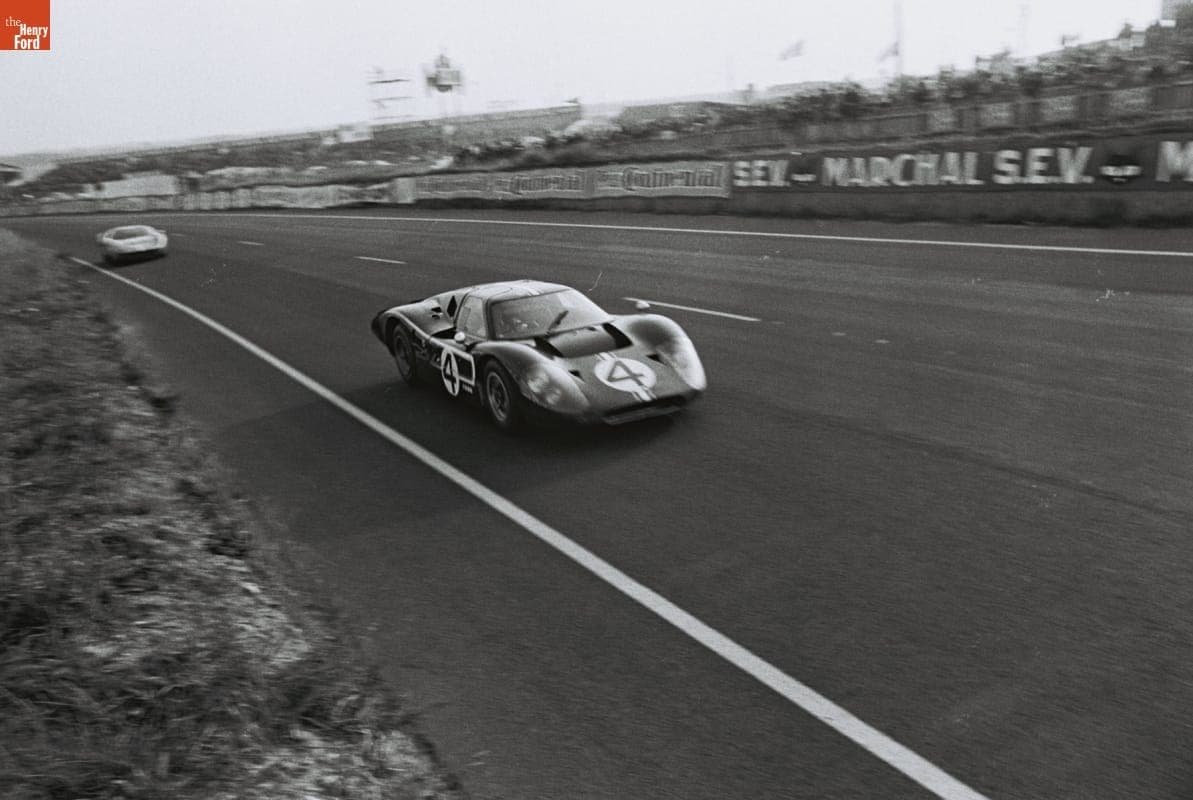 Ford Mark IV Driven by Denis Hulme and Lloyd Ruby in the 24 Heures du Mans (24 Hours of Le Mans) Race, June 1967