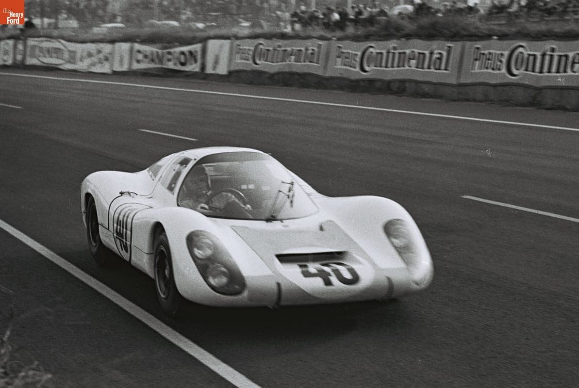 Porsche 907 LH Driven by Jochen Rindt and Gerhard Mitter in the 24 Heures du Mans (24 Hours of Le Mans) Race, June 1967